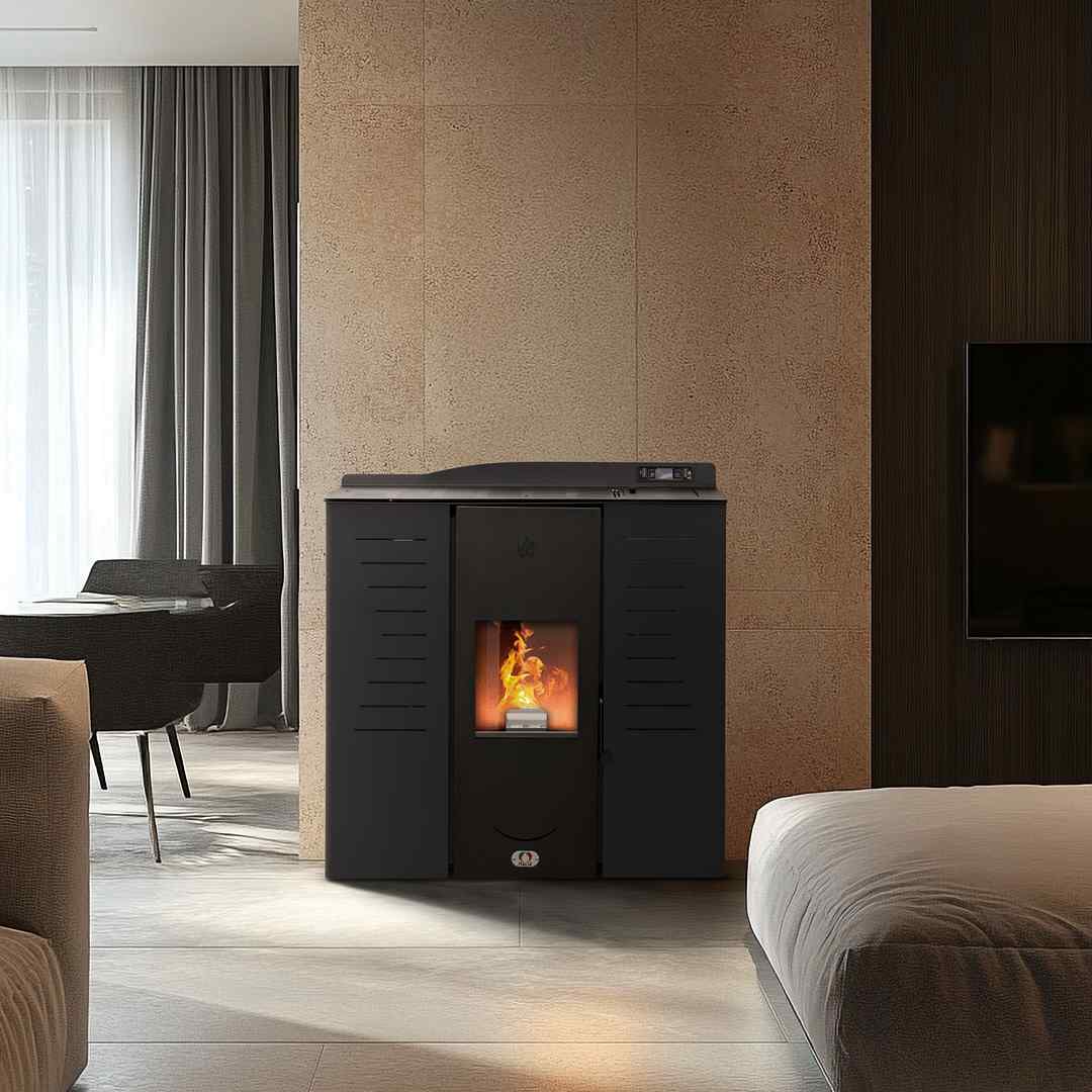 Pelletofen Wasserfuhrende Slim ITALIA