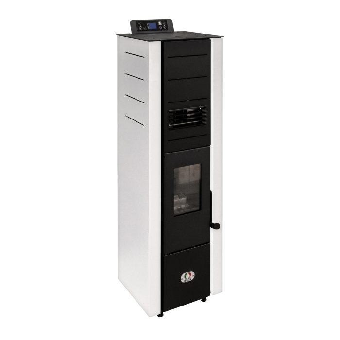 Schmaler und Hoher Pelletofen 8 kW Colonna (3)