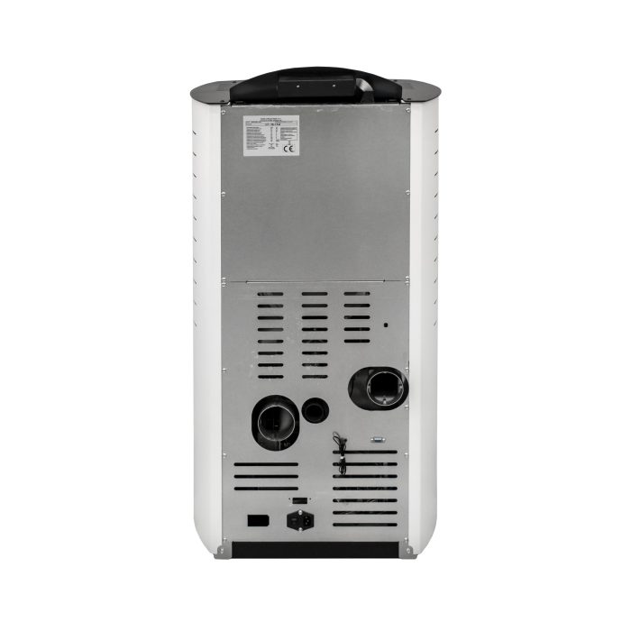 Stufa a Pellet Canalizzata 15 Kw Siberia Bianca