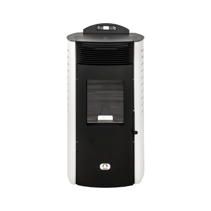 Stufa a Pellet Canalizzata Siberia 15 Kw Bianca