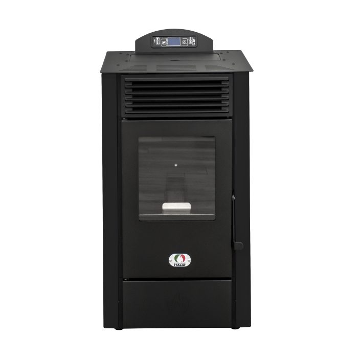 Kleiner 5-Sterne-Pelletofen California Black