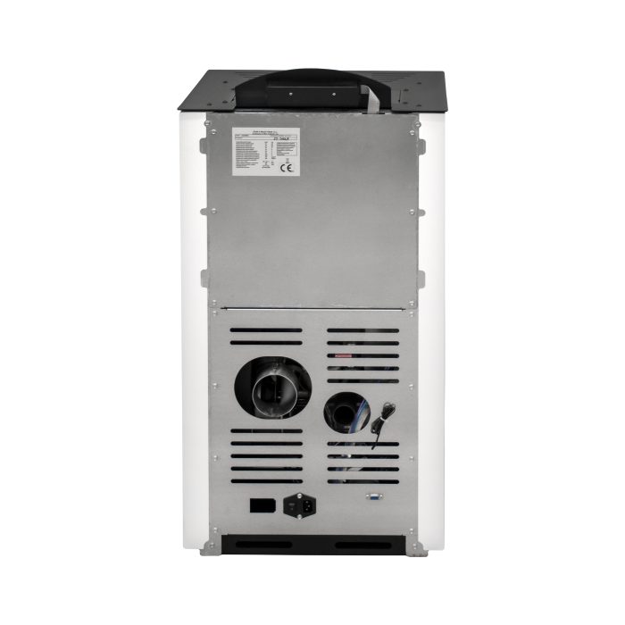 Kleiner Pelletofen 9 kW California White