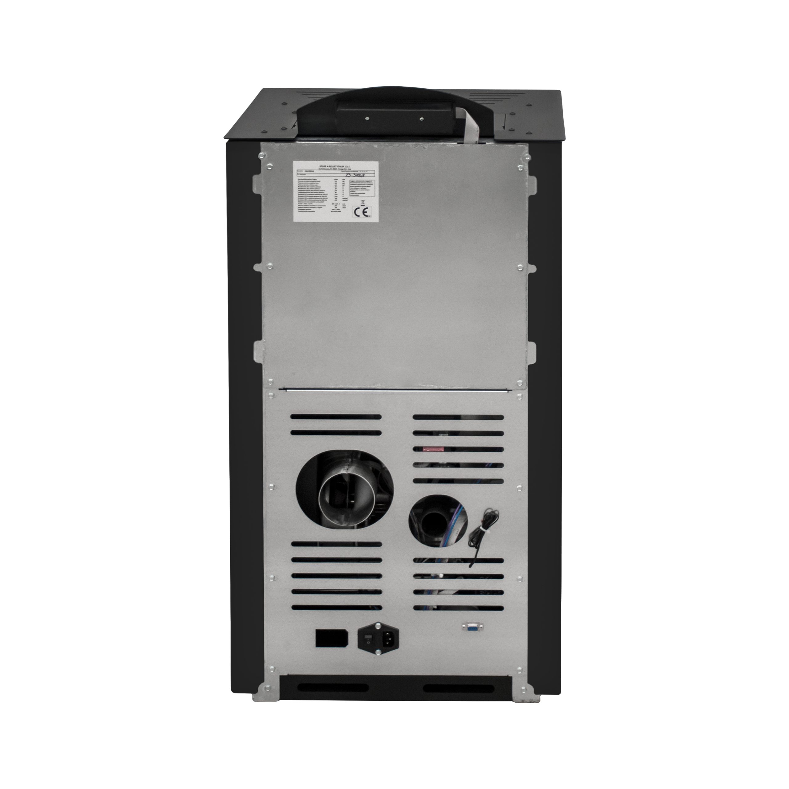 Kleiner Pelletofen 9 kW California Black