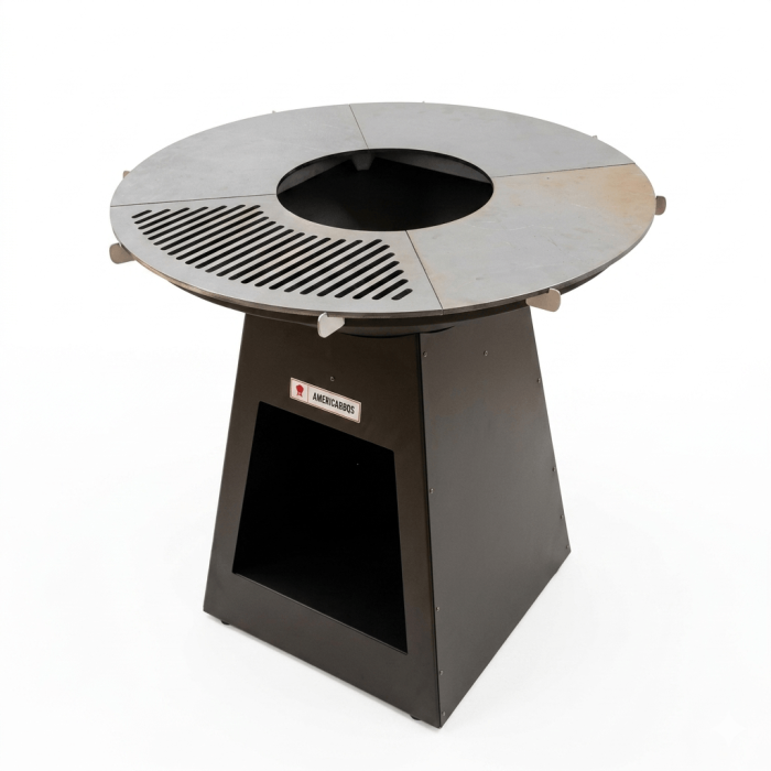 Barbecue Messico Mit Runder Grillplatte