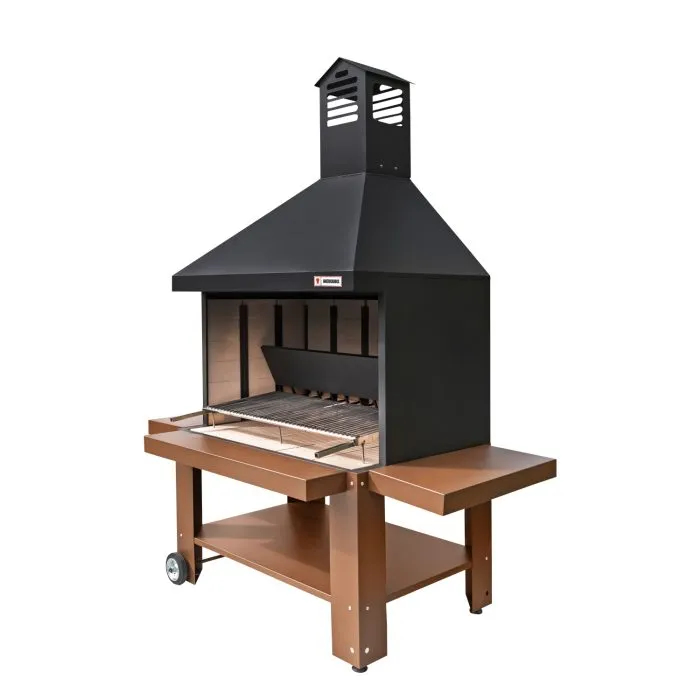 Grillkamin BBQ Etna Mit Raedern