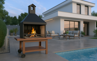 Holzgrills für den Garten
